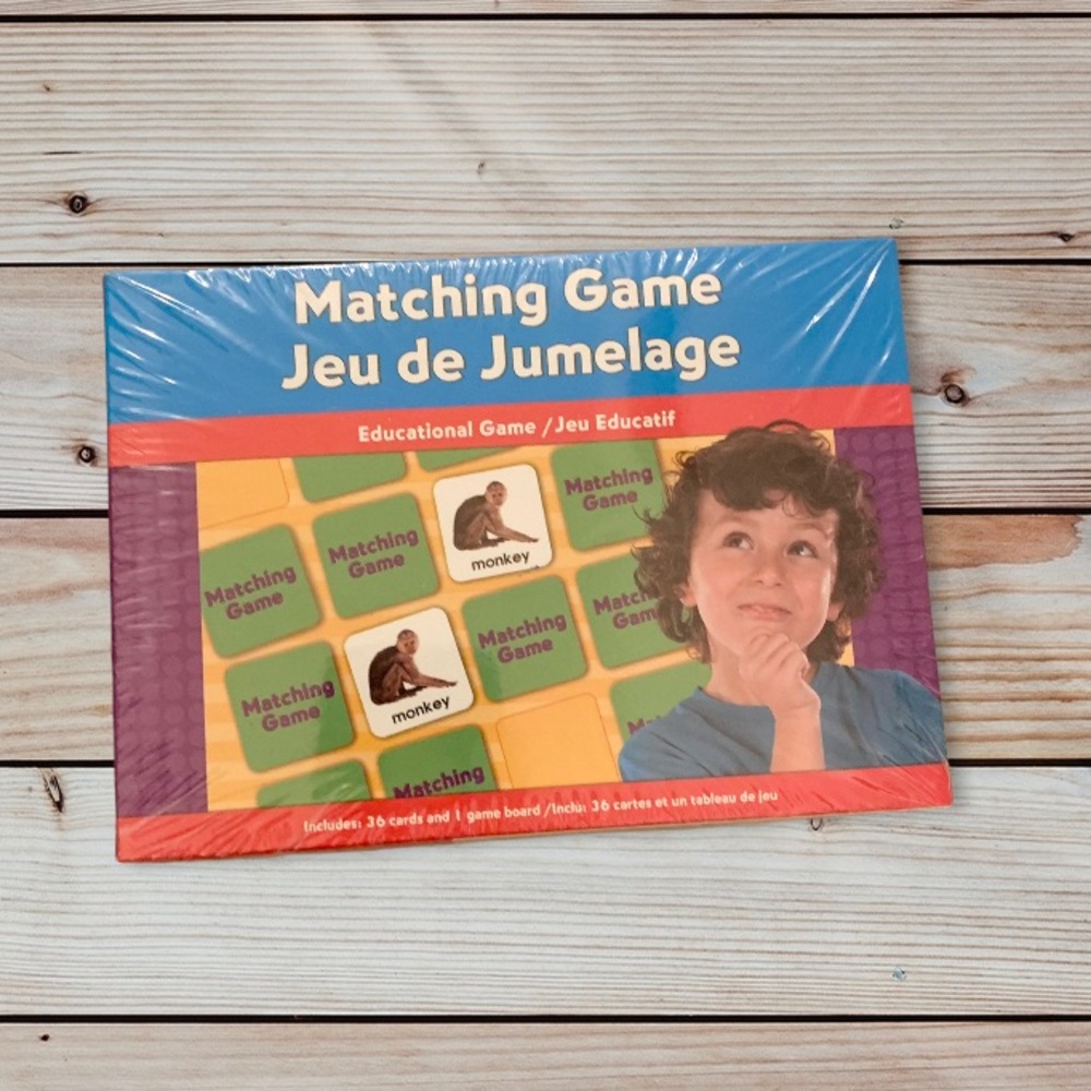 Educational Matching Game 36 Cards NEW